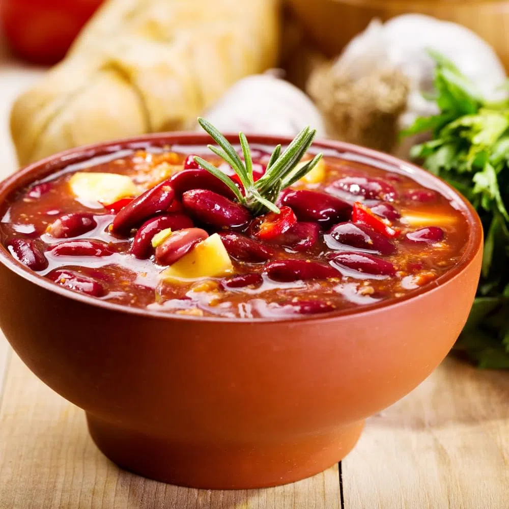 Lobya şorbası tam pors