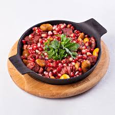 Nar qovurma quzu əti